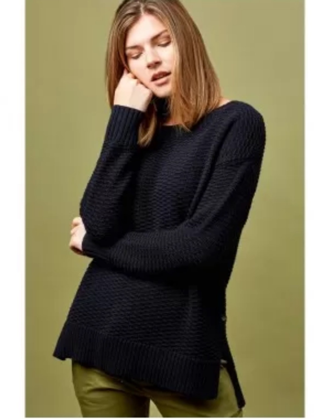 United by Blue, W's Himley Waffle Sweater Size S